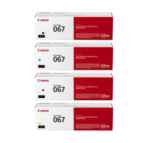 Canon 067 Color Laser Toner — Full Set