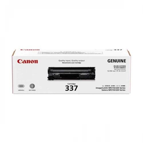 Canon 337 Genuine Toner Cartridge — Black