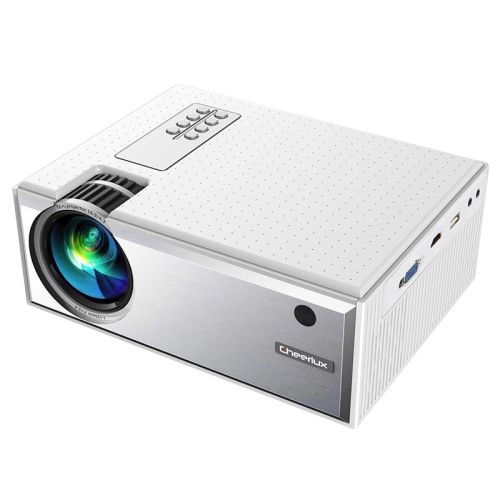 Cheerlux C8 Mini LED Projector — 1800 Lumens, Wi-Fi