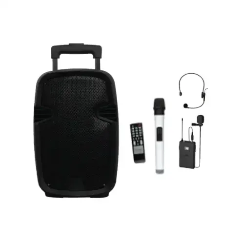 CMX TS-12 Portable PA System — 180W, 1 Hand + 1 Head Mic