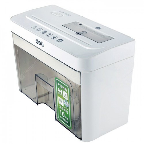 Deli 9932 Mini Paper Shredder — 2 Sheet