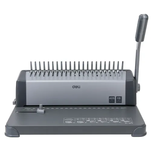 Deli E3872 Comb Spiral Binding Machine — 425 Sheets