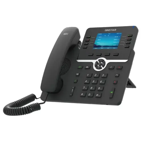DINSTAR C64GP High-End Business IP Phone — PoE Support, With Adapter