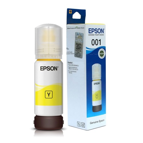 Epson 001 T03Y4 Ink Bottle — 70ml, Yellow, Bundle With Full Set