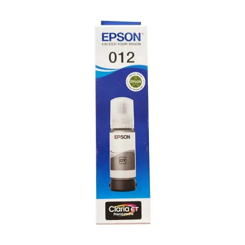 Epson 012 Ink Bottle — Gray, Full Set Bundle
