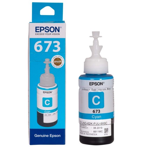 Epson C13-T6732 Ink Bottle — Cyan