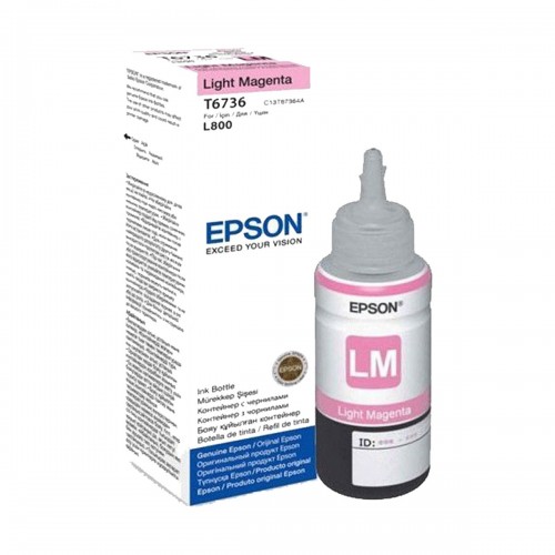 Epson C13T6736 Ink Bottle — Light Magenta