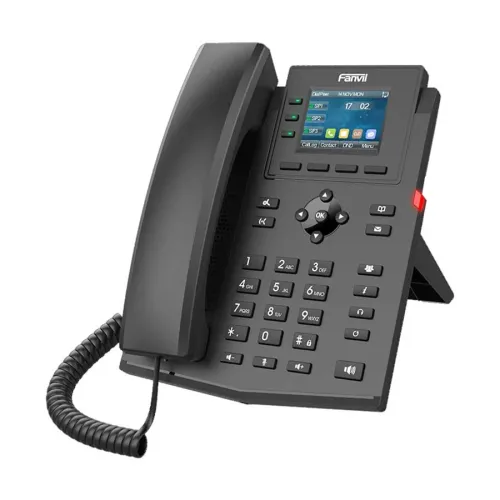 Fanvil X303P PoE IP Phone — 4-SIP, No Adapter