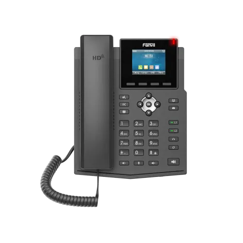 Fanvil X3SP Pro IP Phone — Entry-Level, Color Screen, PoE, With Adapter