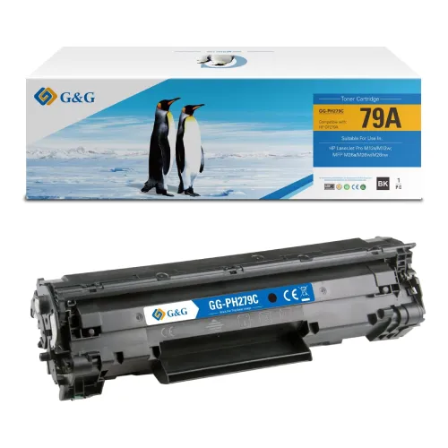 G&G CF279A Toner — Black