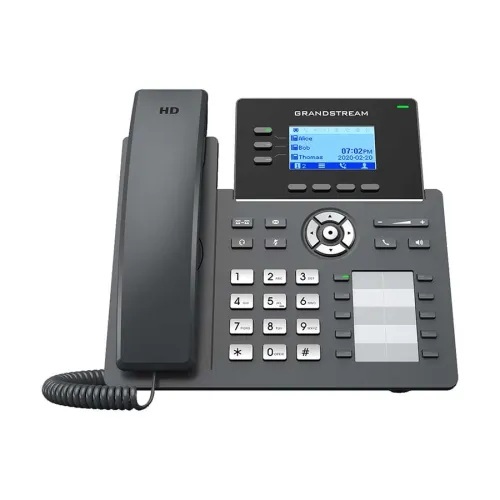 Grandstream GRP2604P Carrier Grade IP Phone — 3-Line 6-SIP, With PoE