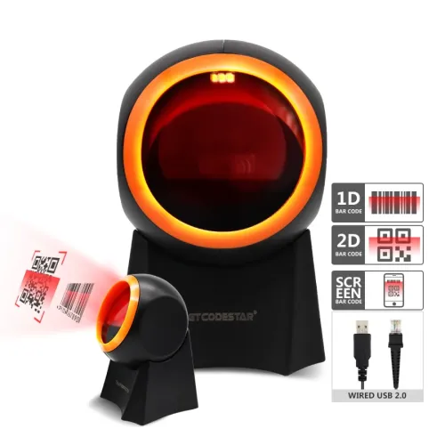 GTCODESTAR GT-8800F Desktop Barcode Scanner — 2D