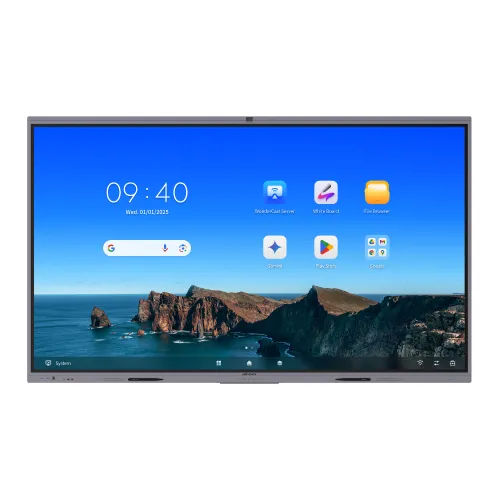 Hikvision DS-D5A65RB/B3 4K UHD Interactive Flat Panel — 65", With Camera