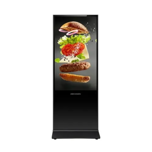 Hikvision DS-D6055UL-B/S Floor Standing Kiosk — 55" 4K UHD