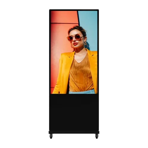Hikvision DS-D6055UN-D/S Floor Standing Digital Signage Display — 55" 4K UHD, Android