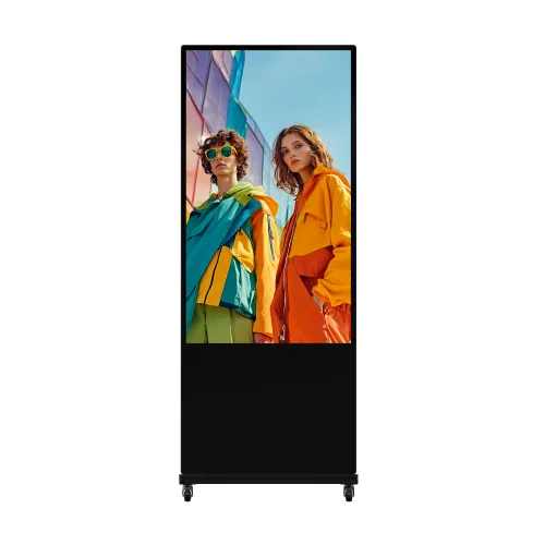 Hikvision DS-D6055UT-D/S Digital Signage Display — 55" 4K UHD Touchscreen, Android, Floor Standing