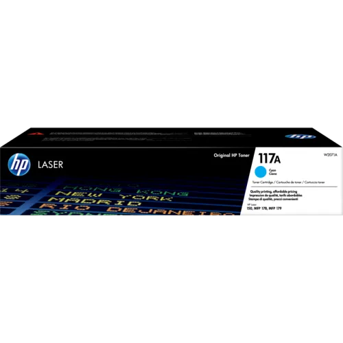 HP 117A Original Laser Toner Cartridge — Cyan