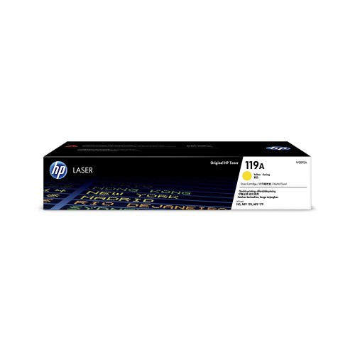 HP 119A Original LaserJet Toner Cartridge — Yellow
