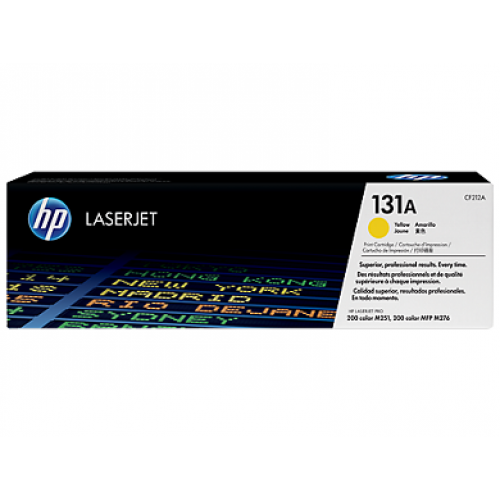 HP 131A Original LaserJet Toner Cartridge — Yellow, Full Set Bundle