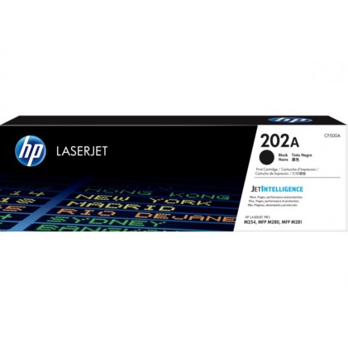 HP 202A Original LaserJet Toner Cartridge — Black, Bundle With Full Set
