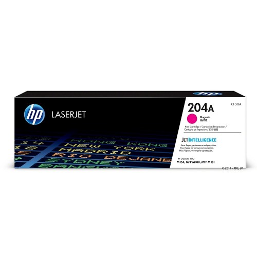 HP 204A LaserJet Toner Cartridge — Magenta, Full Set Bundle