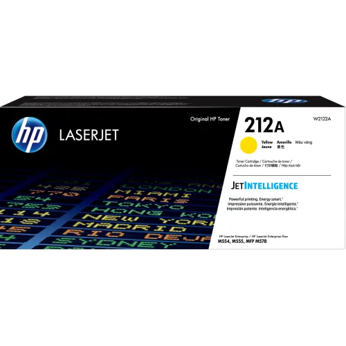 HP 212A Original Laser Toner Cartridge — Yellow