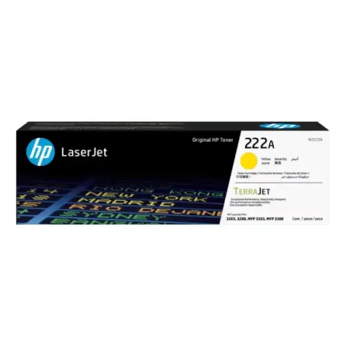 HP 222A Original LaserJet Toner — Yellow