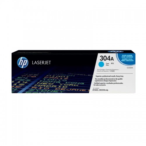 HP 304A Original LaserJet Toner Cartridge — Cyan, Bundle With Full Set