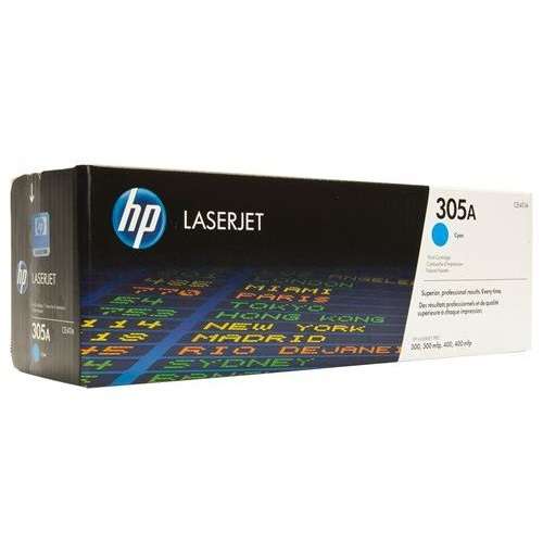 HP 305A Original LaserJet Toner — Cyan