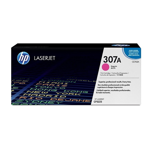 HP 307A LaserJet Toner Cartridge — Magenta