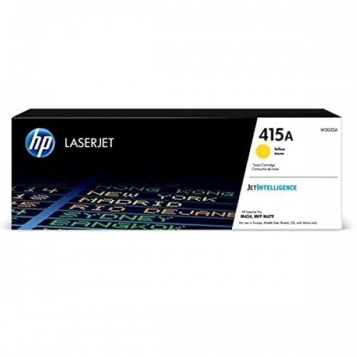 HP 415A Original LaserJet Toner Cartridge — Yellow, Bundle With Full Set