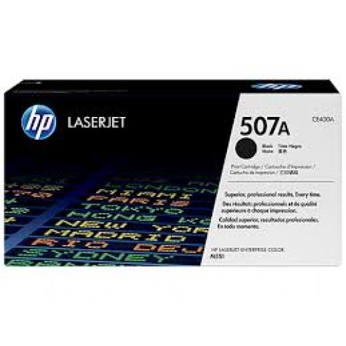 HP 507A (551) Original LaserJet Toner Cartridge — Black, For CLJ M551N/D/DN