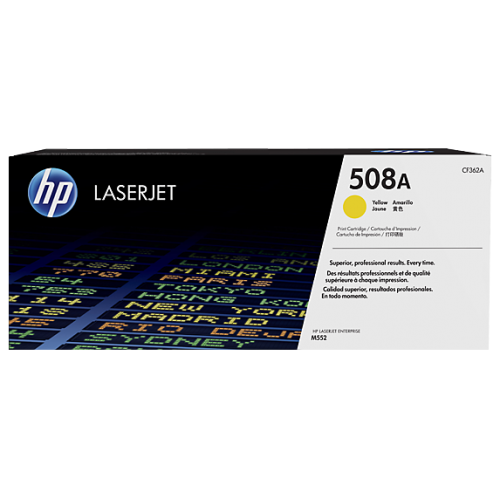 HP 508A Original LaserJet Toner — Yellow, Bundle With Full Set