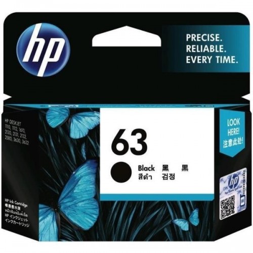 HP 63 Original Ink Cartridge — Black