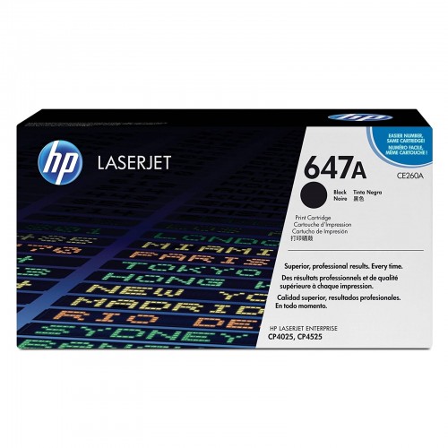 HP 647A Original LaserJet Toner Cartridge — Black