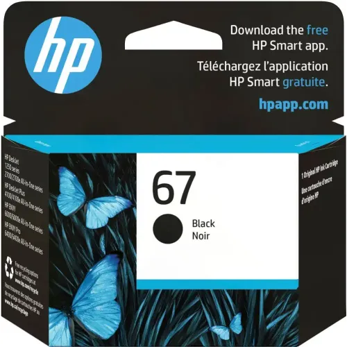 HP 67 Original Ink Cartridge — Black