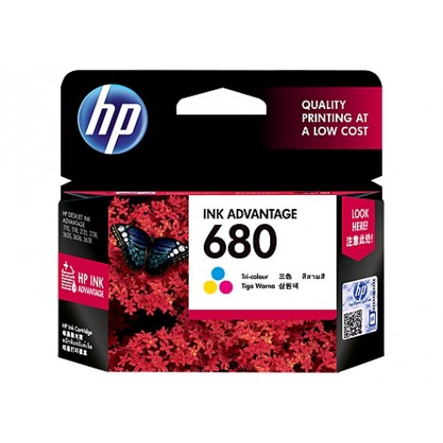 HP 680 Original Ink Advantage Cartridge — Tri-color