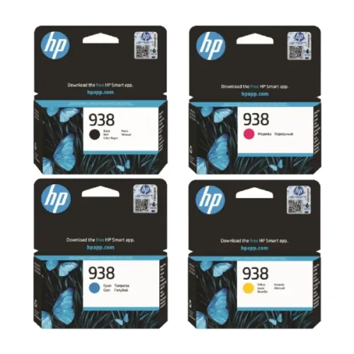 HP 938 Cartridge — Color, Full Set