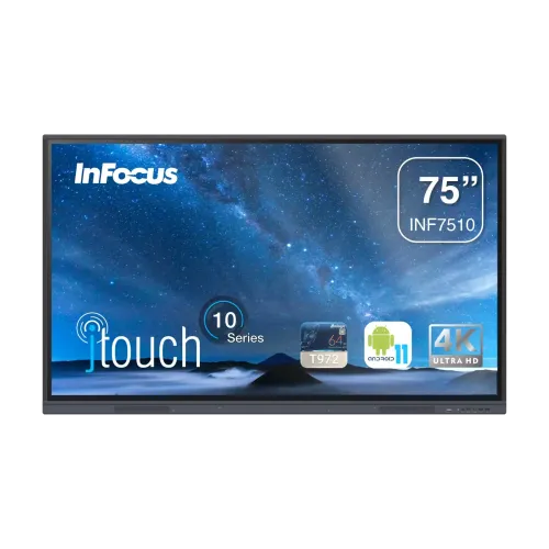 InFocus INF7510 Interactive Touch Display — 75" 4K