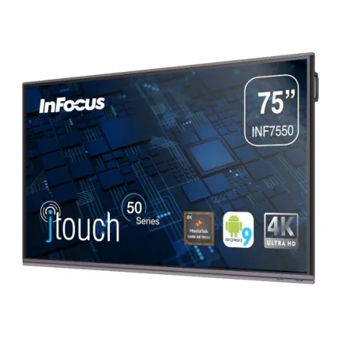 InFocus INF7550 Interactive Touch Display — 75", 4K