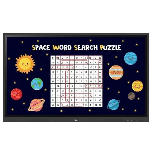 LG 75TR3DK-BM Touch Interactive Flat Panel Display — 75 Inch, 4K UHD