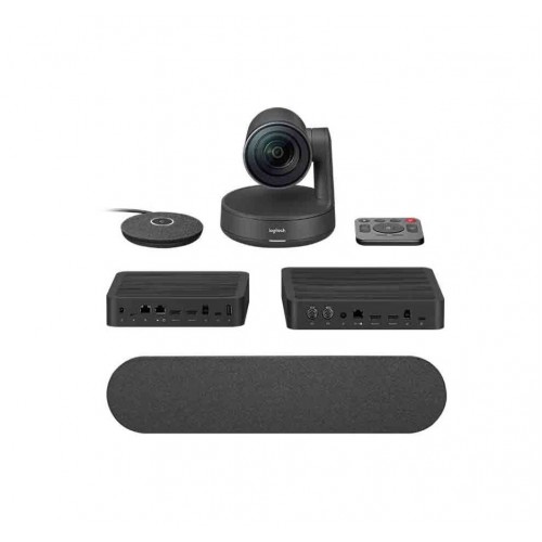 Logitech Rally System Video Conferencing Camera Set — 6 Pieces, 10 Feet Audio Coverage