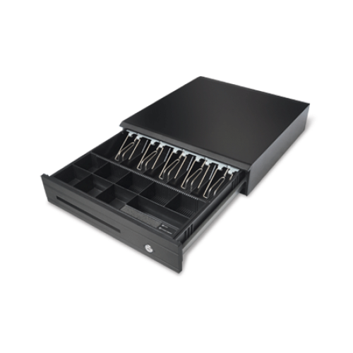 Maken MK-425 Cash Drawer — Plastic Wheel Roller, 5 Note & 8 Coin Slots