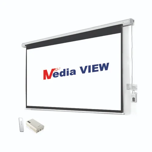MediaView Electric Projection Screen — 120"x120"