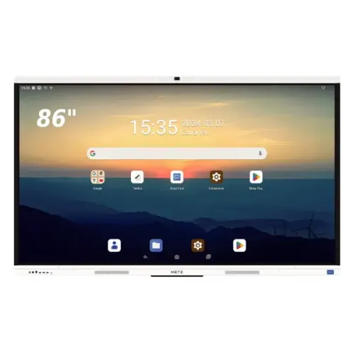 METZ 86SG1 S Series Interactive Flat Panel Display — 86", 4K, AI Camera