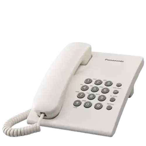 Panasonic KX-TS500MX Telephone Set — White