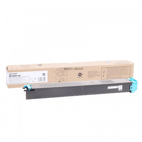 Sharp MX-61AT-CA Toner — Cyan