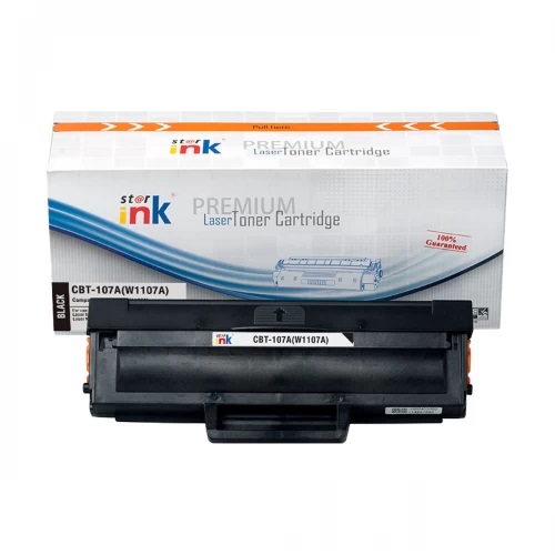 Starink 107A LaserJet Toner — Black, With Chip