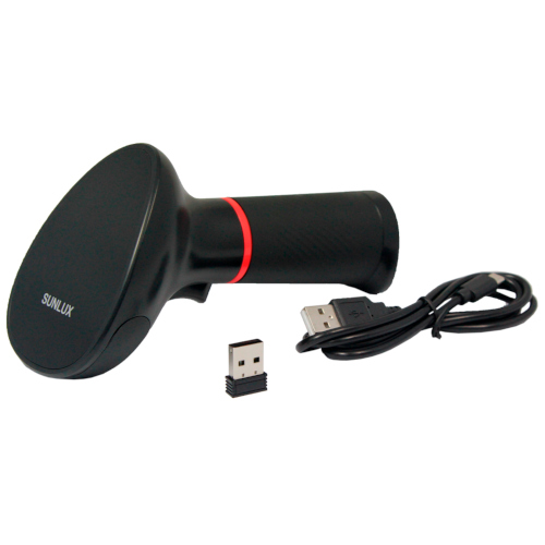 Sunlux XL-9600 Barcode Scanner — Laser, Wireless