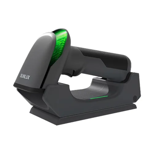 Sunlux XL-9620C Wireless Handheld Barcode Scanner — 2D, With Stand